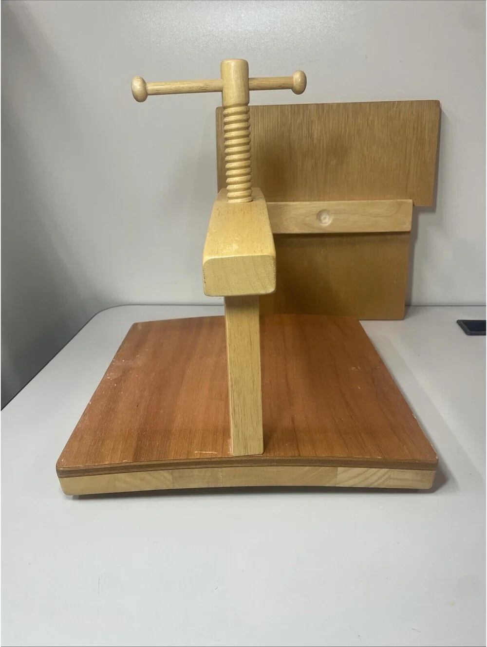 Vintage 1990s Professional FLOWER PRESS, Wood, Preserve Flowers| Craft Tool